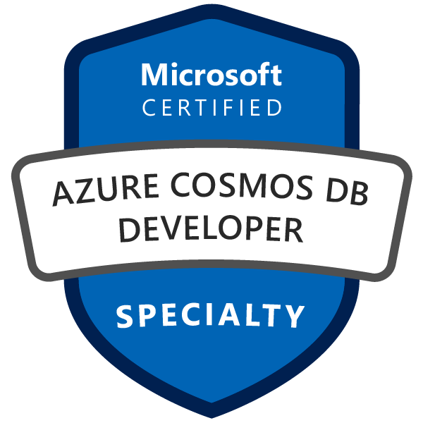 Microsoft Certified: Azure Cosmos DB Developer Specialty